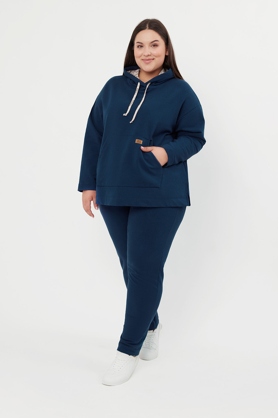 Bluza damska Lagos Italian Fashion - jeansowy