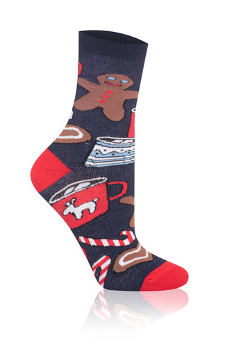 Skarpety długie S162D Cookies Italian Fashion  