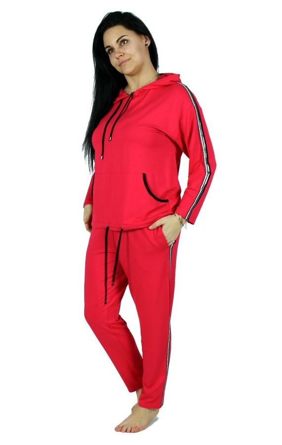 Piżama Damska 459 Nice Dres Forex - malina