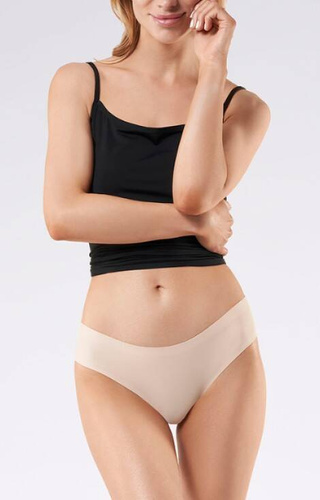 Figi damskie Brasil Panty Julimex - beżowy