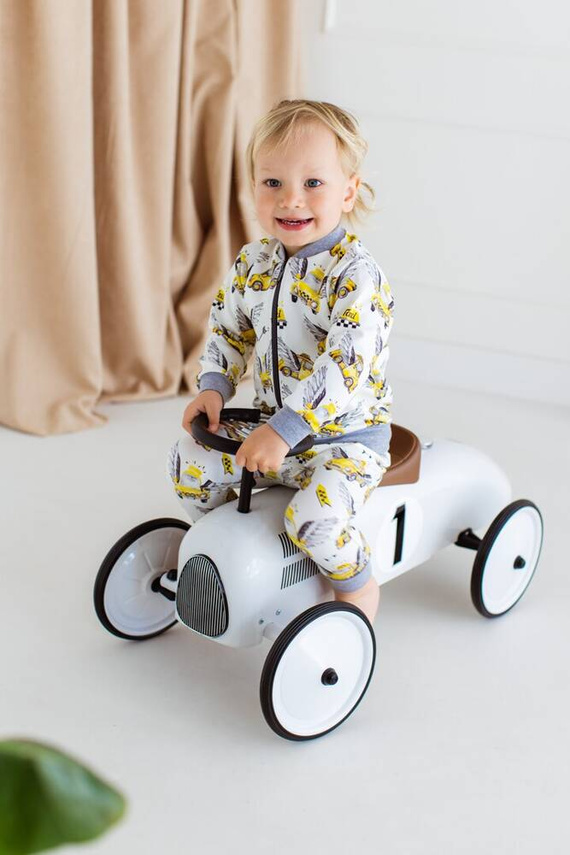 Dres niemowlęcy "Taxi 1" Makoma szary