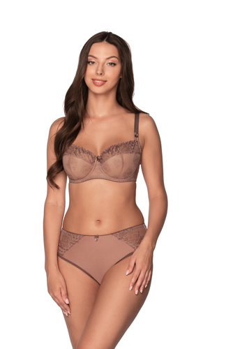 Biustonosz półusztywniany BS 1107 Elena Gaia mokka