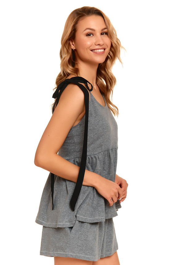 Piżama Damska 4426 Doctor Nap - dark grey