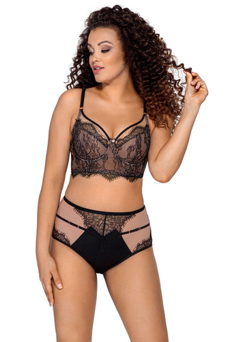 Miękki Biustonosz Long 2008 Ava czarny