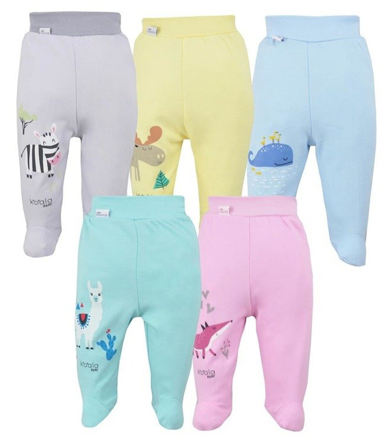 Półśpiochy bawełniane "HAPPY BABY" Koala różowy