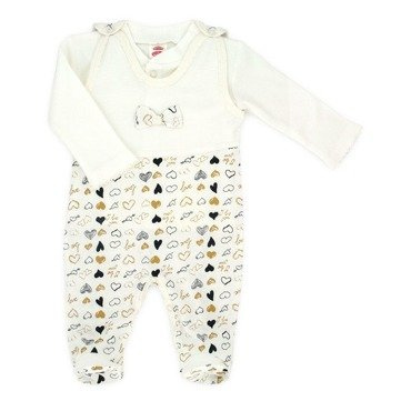 Komplet śpioch + kaftan "GOLDEN HEARTS" Makoma