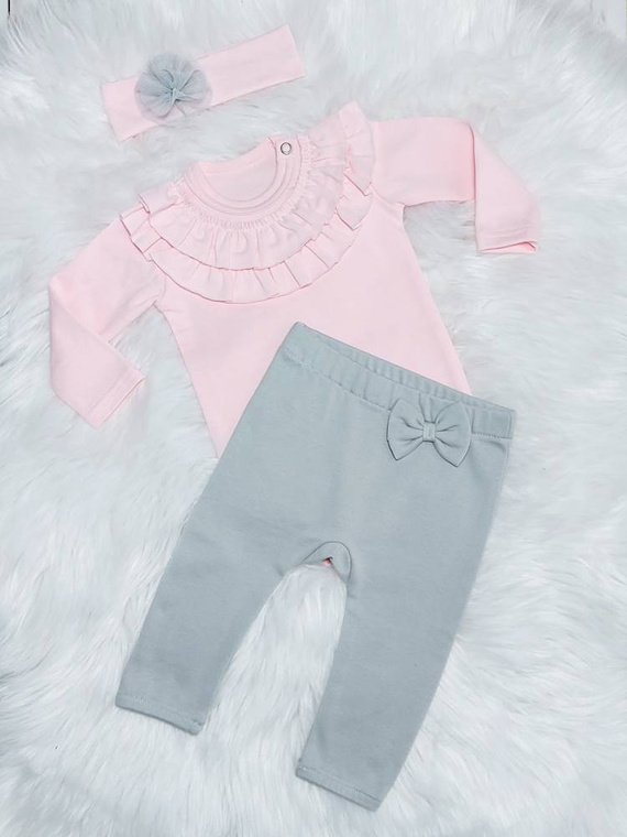 Spodnie niemowlęce Tosia Bambarillo biały