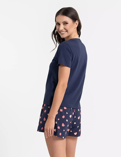 Moraj PDD3900-020 piżama damska z bawełny, krótki rękaw, spodenki
