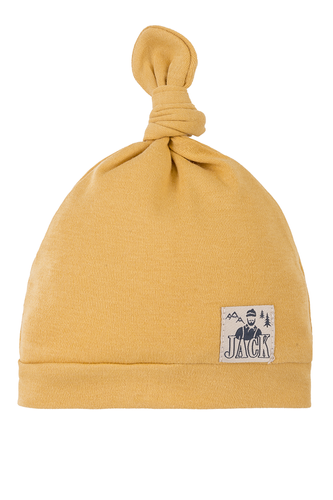 Czapka niemowlęca 2815M Jack Marija - musztardowy