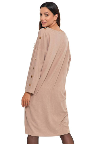 Sukienka damska MDW3600-004 Moraj - beżowy