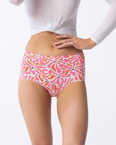 Figi damskie Lollipop Maxi Julimex-różowy