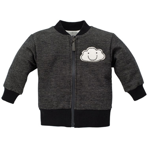 Bluza rozpinana dziecięca "HAPPY DAY" czarny