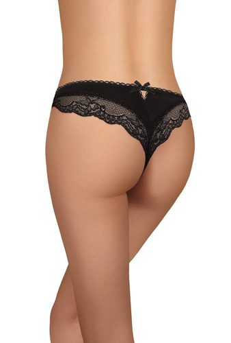 Stringi Damskie 127  Modo -czarny