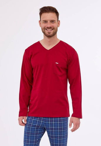 Piżama męska 122/262 Gordon Cornette bordowy