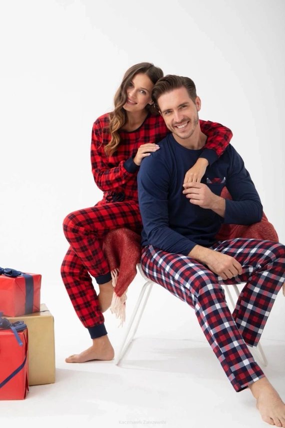 Piżama damska 393 Luna czerwony