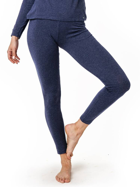 Legginsy damskie LXL 170 Key - granatowy