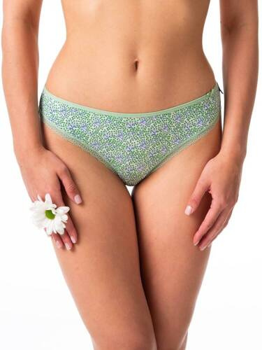 Figi damskie LPR 548 A'2 2-pak Key zielony czerwony