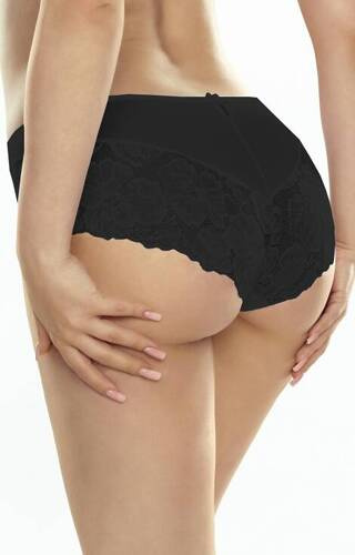 Figi damskie N085 Ewana - czarny