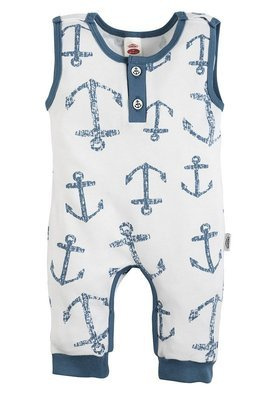 Ogrodniczki "BLUE SEA"  Makoma biały