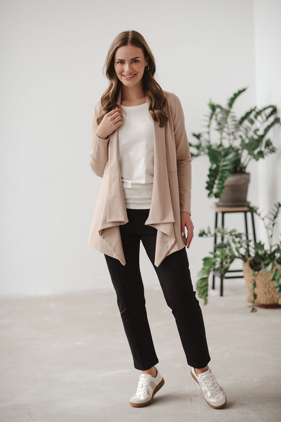 Kardigan ciążowy Mama Wrap Milk&Love beżowy