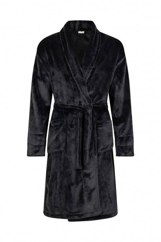 Szlafrok męski King + Korona ByShelly - czarny/srebrny