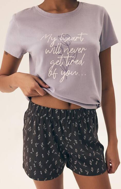 Piżama Damska 42893 Naturaleza Henderson - lawenda