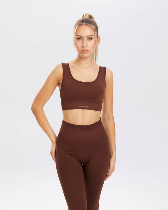 Biustonosz sportowy Adapt Spaio coffee