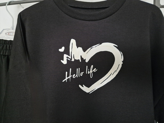 Spodnie Gaja Bambarillo dla dzieci czarny | Wygodne bawełniane dresy z elastanem