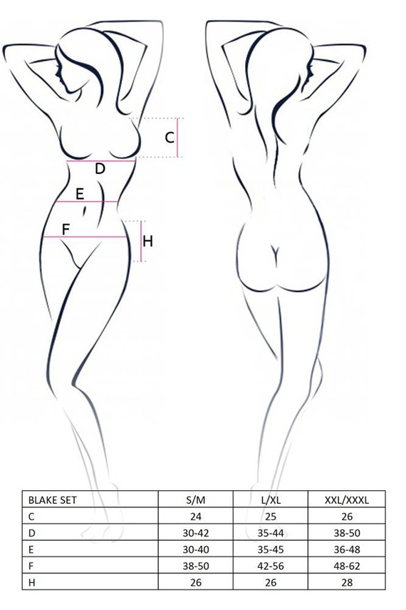 Komplet Blake Set Passion czarny