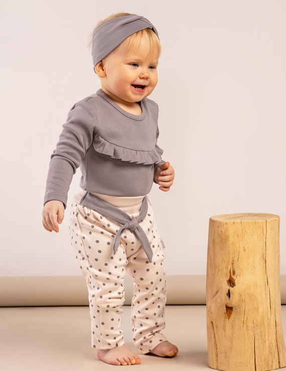 Body z nadrukiem, długi rękaw 192101 Sara Nicol