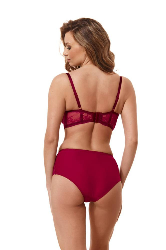 0101 Jolie Biustonosz miękki Kostar - bordowy