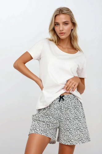 Piżama damska Impressive You Momenti Per Me beige	