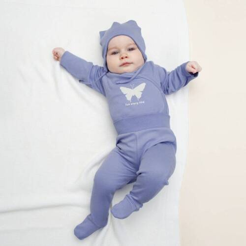 Półśpiochy niemowlęce dla dziewczynki Imagine Pinokio - lawenda