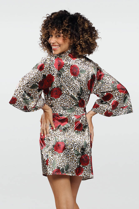 Podomka damska Flowers DKaren DK-P- ecru