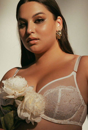 1396 Lily  Miękki Biustonosz  Ava ecru