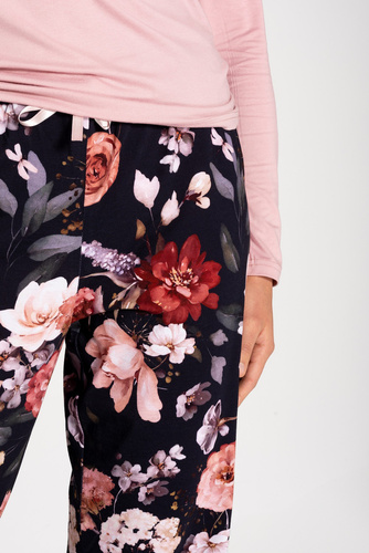 Piżama damska Chance Momenti Per Me pink-navy	