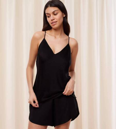 Piżama damska Silky Sensuality PSW X Triumph- black