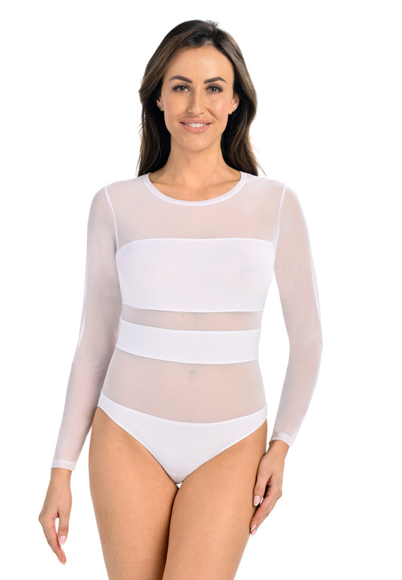 Body damskie Stripy Teyli - biały