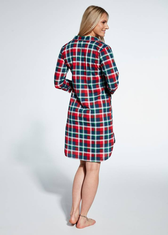 Cornette Koszula nocna rozpinana 484/368 Britney - granatowy