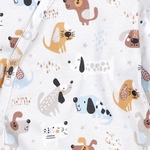 Body kopertowe z bawełny organicznej Psiaki Adventure Nini