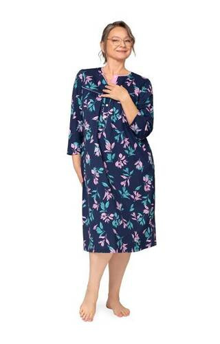 Koszula nocna damska Bogna 204 ll Martel - biały-fioletowy 25