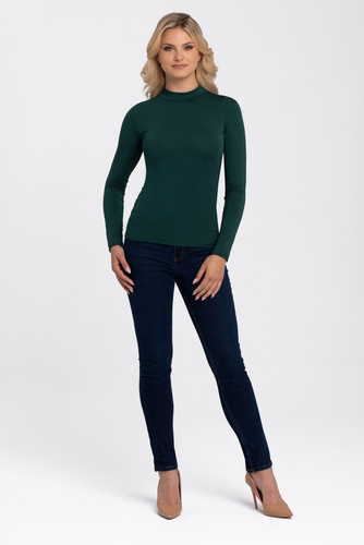 Resta Bluzka damska Babell - butelkowa zieleń