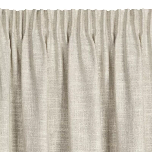 Zasłona na taśmie Rosi Eurofirany ciemny beżowy 