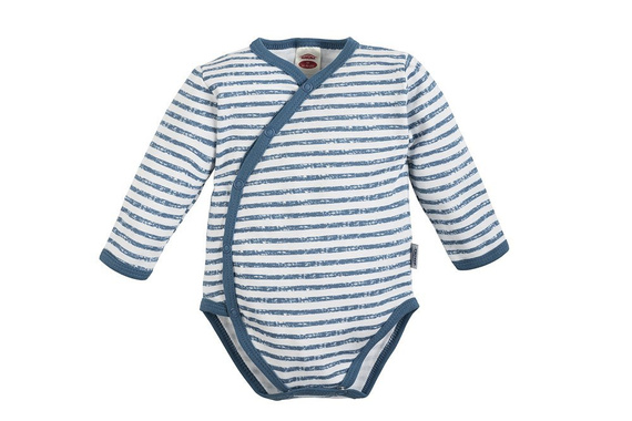 Body kopertowe z długim rękawem "BLUE SEA" Makoma paski