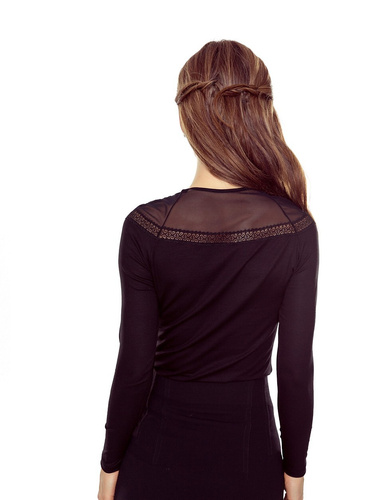 Bluzka damska Prunella Eldar- czarny