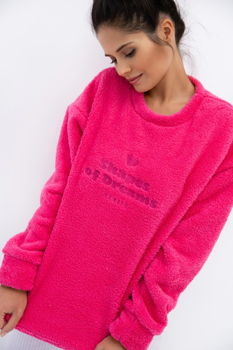 Bluza damska Brooklyn Sensis – miękka bluza z nadrukiem i ściągaczami