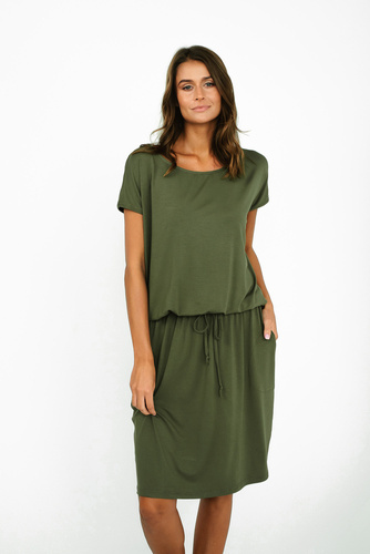 Sukienka damska Paramo Italian Fashion - khaki