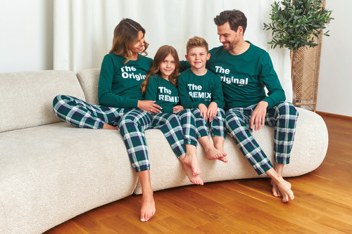 Doctor Nap 7340 – Piżama damska „The Original” | 100% bawełna - emerald