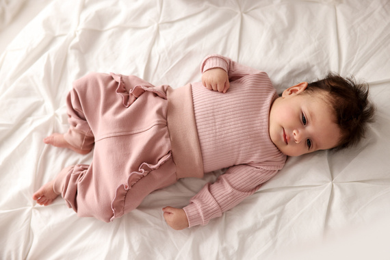 Dres niemowlęcy "Girl Blush" Makoma różowy
