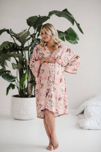 Szlafrok bambusowy Rajskie ptaki Milk&Love 